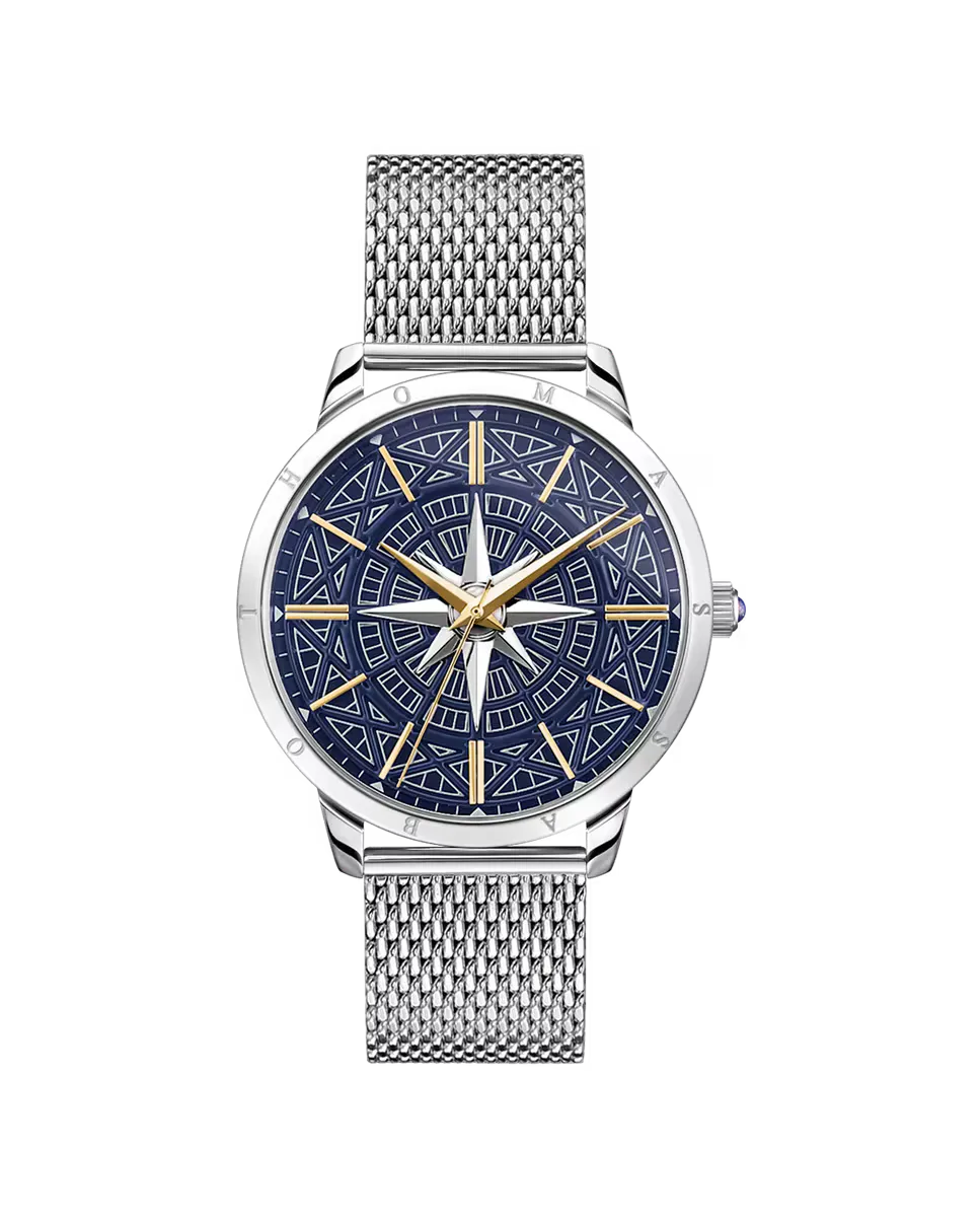 

Мужские стальные часы Rebel Spirit с компасом Thomas Sabo, серебряный