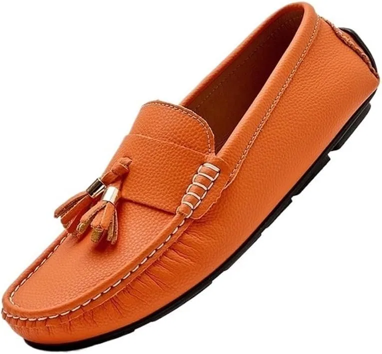 Лоферы мужские повседневные, Tassel Loafers, оранжевый UOPYNE