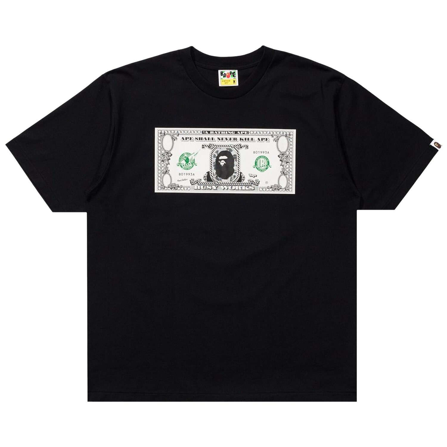 

BAPE Классическая футболка BAPE$, черная