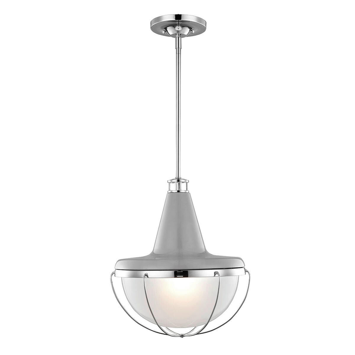 

Подвесной светильник Elstead Lighting, 35,2x43,8 см, никельной