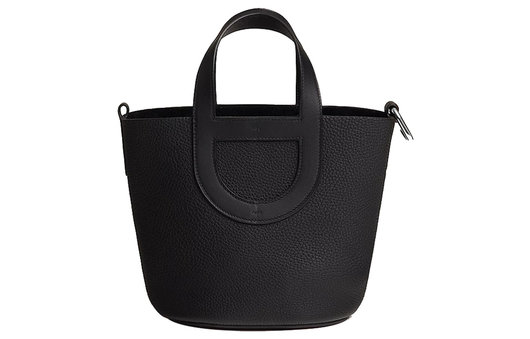 

HERMES Сумка-корзина из телячьей кожи