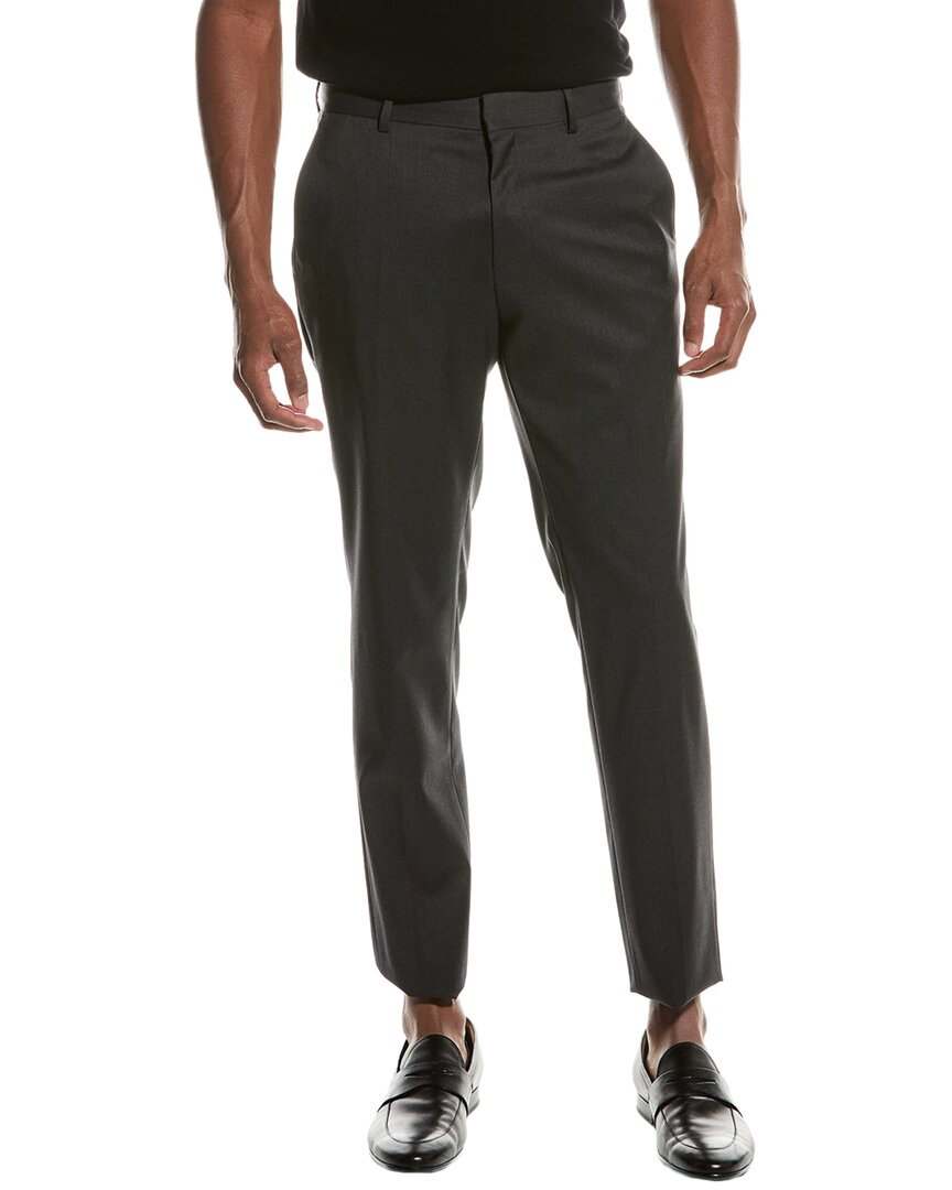 

BOSS Hugo Boss Genius Slim Fit шерстяные брюки, черный