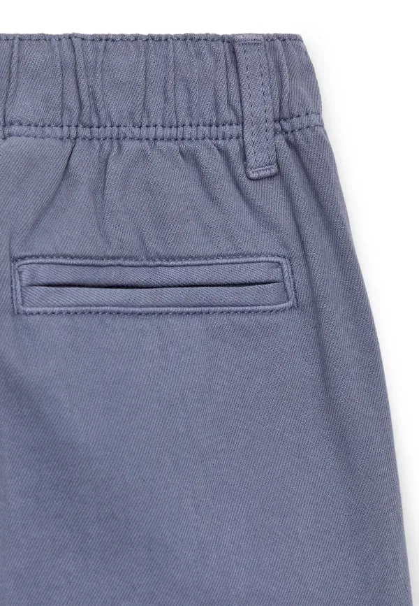 Брюки чинос Arket Relaxed chino trousers, пыльно-голубой — фото 3