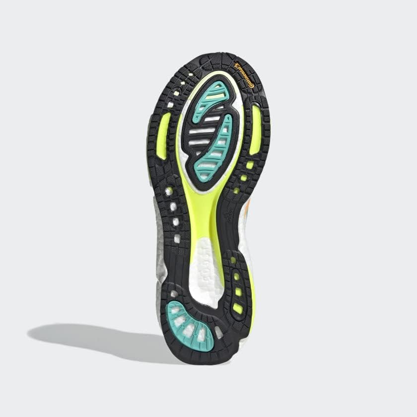 Мужские низкие кроссовки adidas Solar Boost 4, белый/оранжевый/мятный — фото 3
