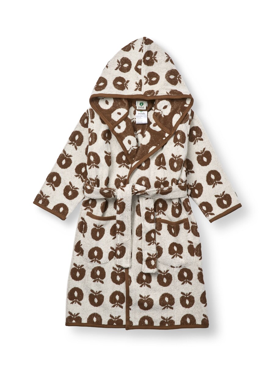

Халат Småfolk Bathrobe Apfel, коричневый