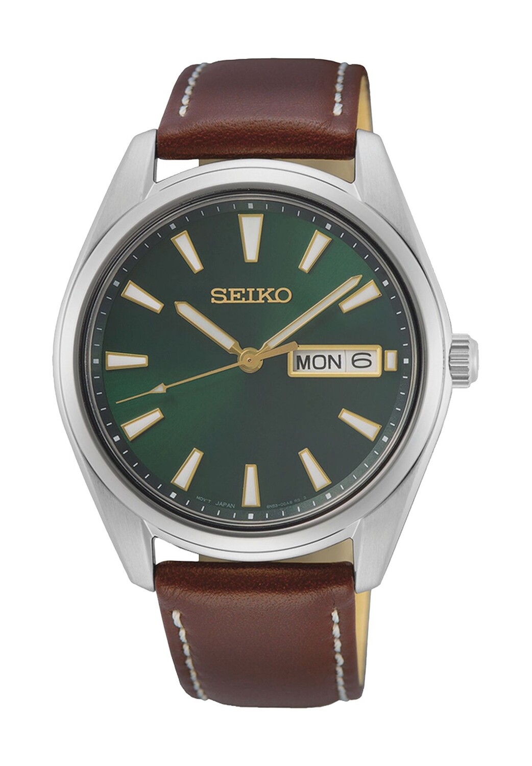 

Часы мужские кварцевые SUR449P1 SEIKO, коричневый