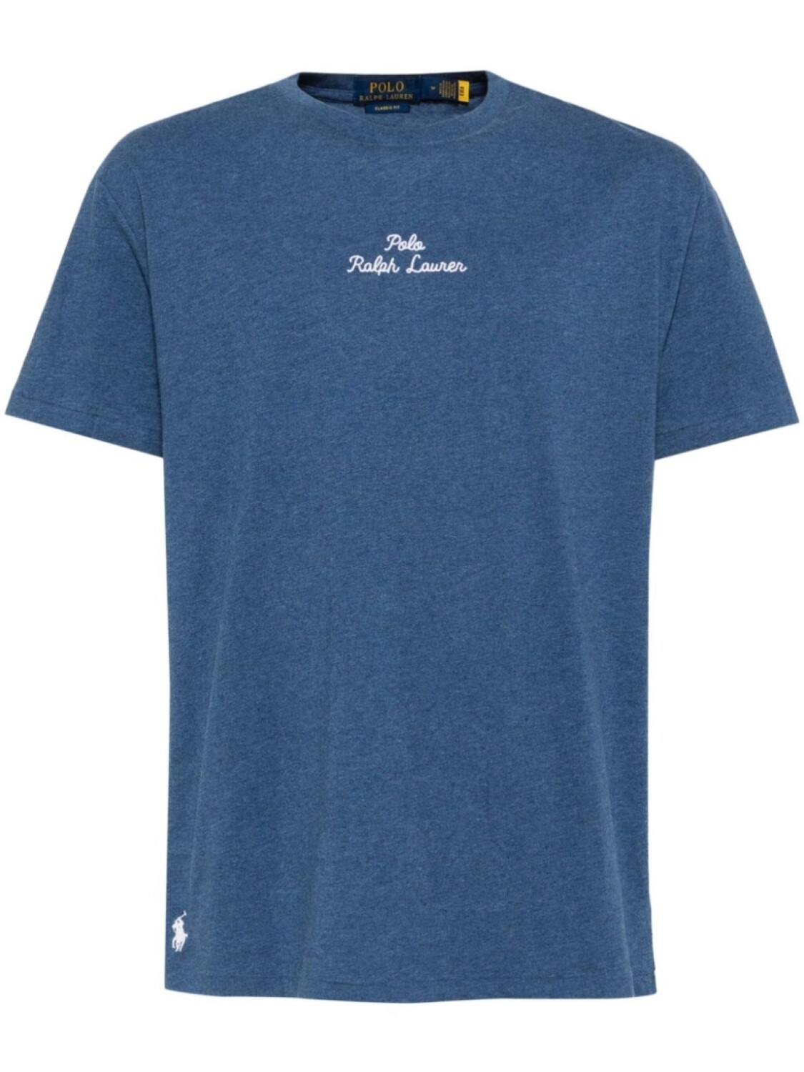 

Футболка с вышитым логотипом Polo Ralph Lauren, синий