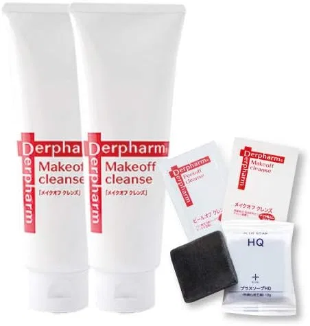 Средство для снятия макияжа Derpharm — Delpharma Makeup Cleanse, + образцы + гидрохиноновое мыло, 10 г