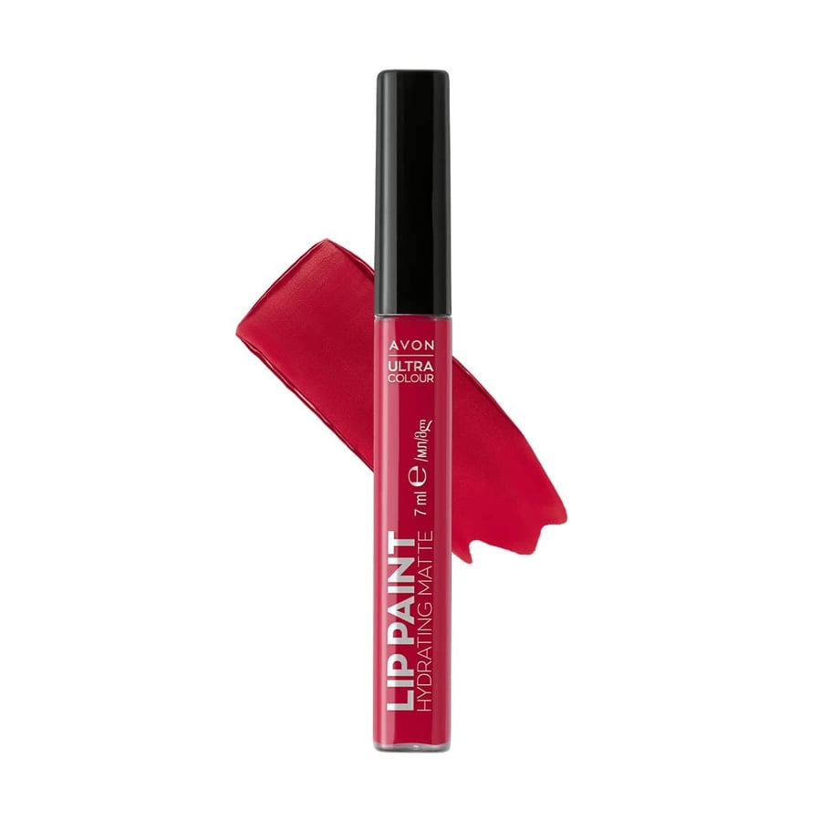 

Увлажняющая жидкая губная помада Avon Lip Paint - Raspberry Truffle - 7 мл