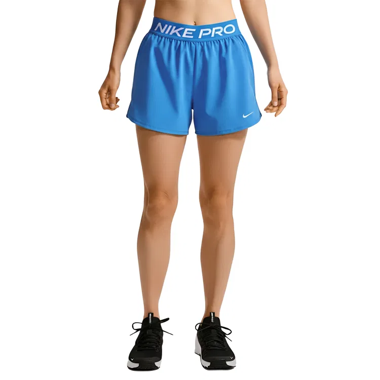 Быстросохнущие штаны Nike PRO DRI FIT светло-голубые/белые