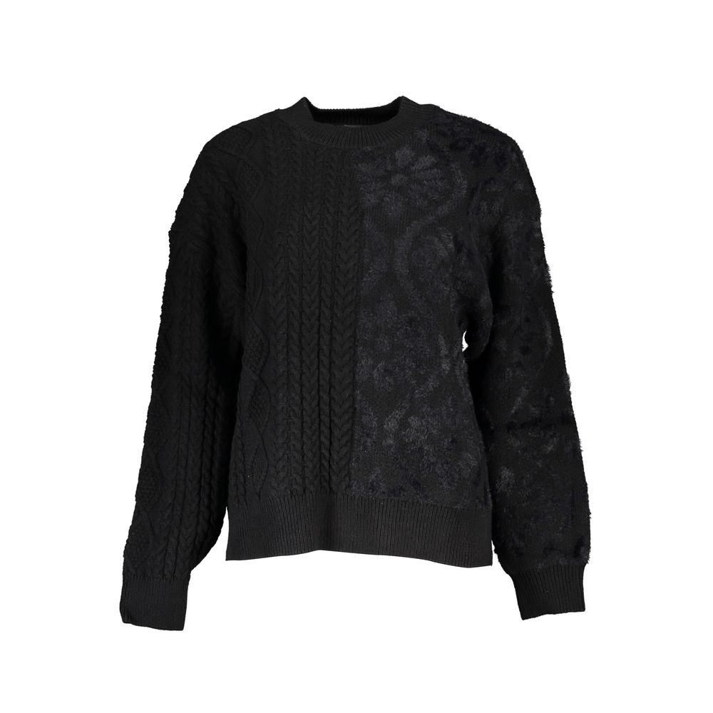 

Черный хлопковый свитер Desigual