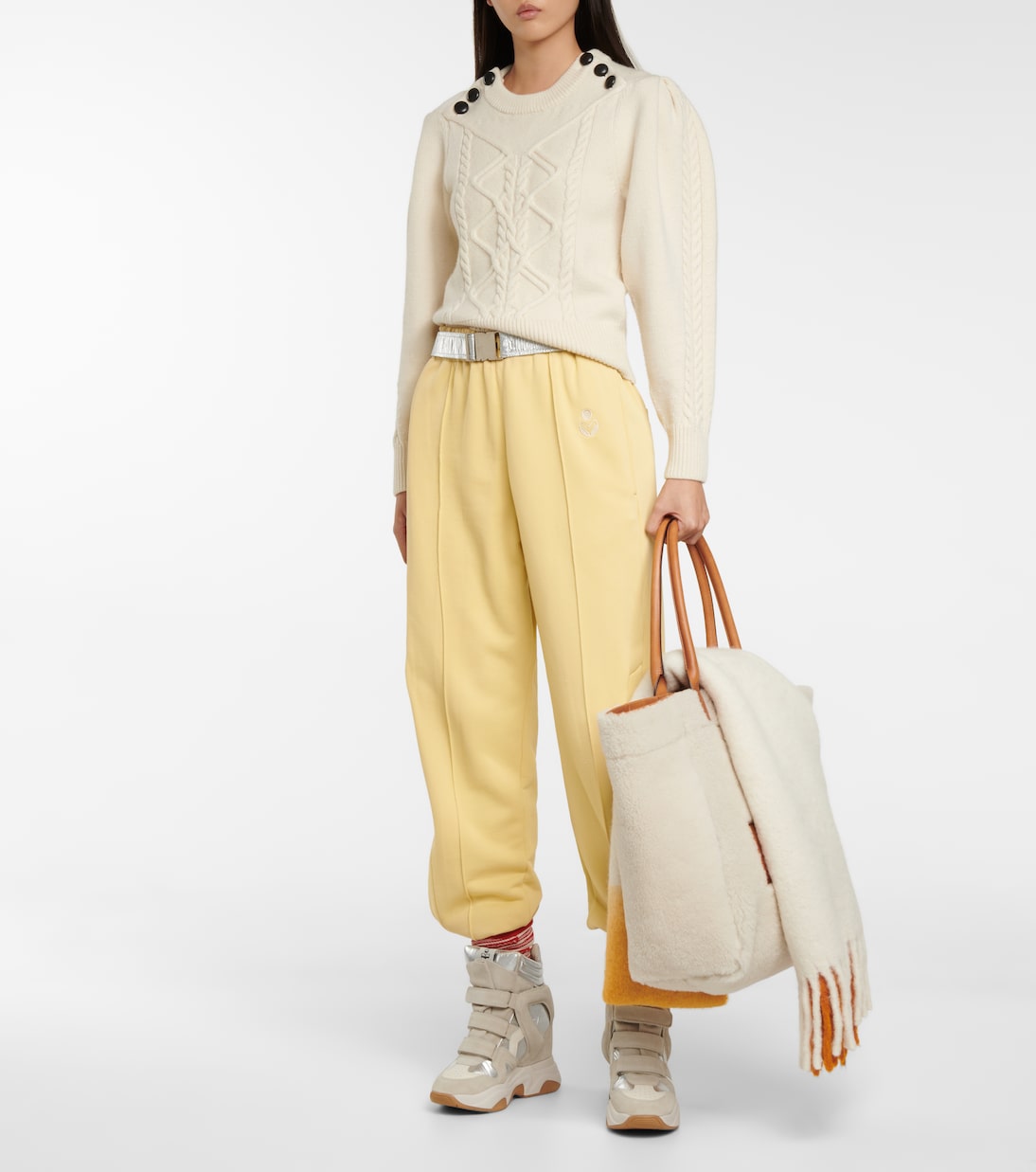 Спортивные штаны Инаяки Isabel Marant, Honey — фото 2