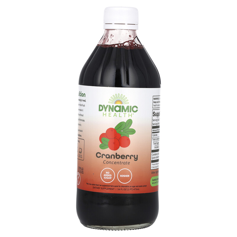 

Dynamic Health, Клюквенный концентрат, стакан, 473 мл (16 жидк. Унций)
