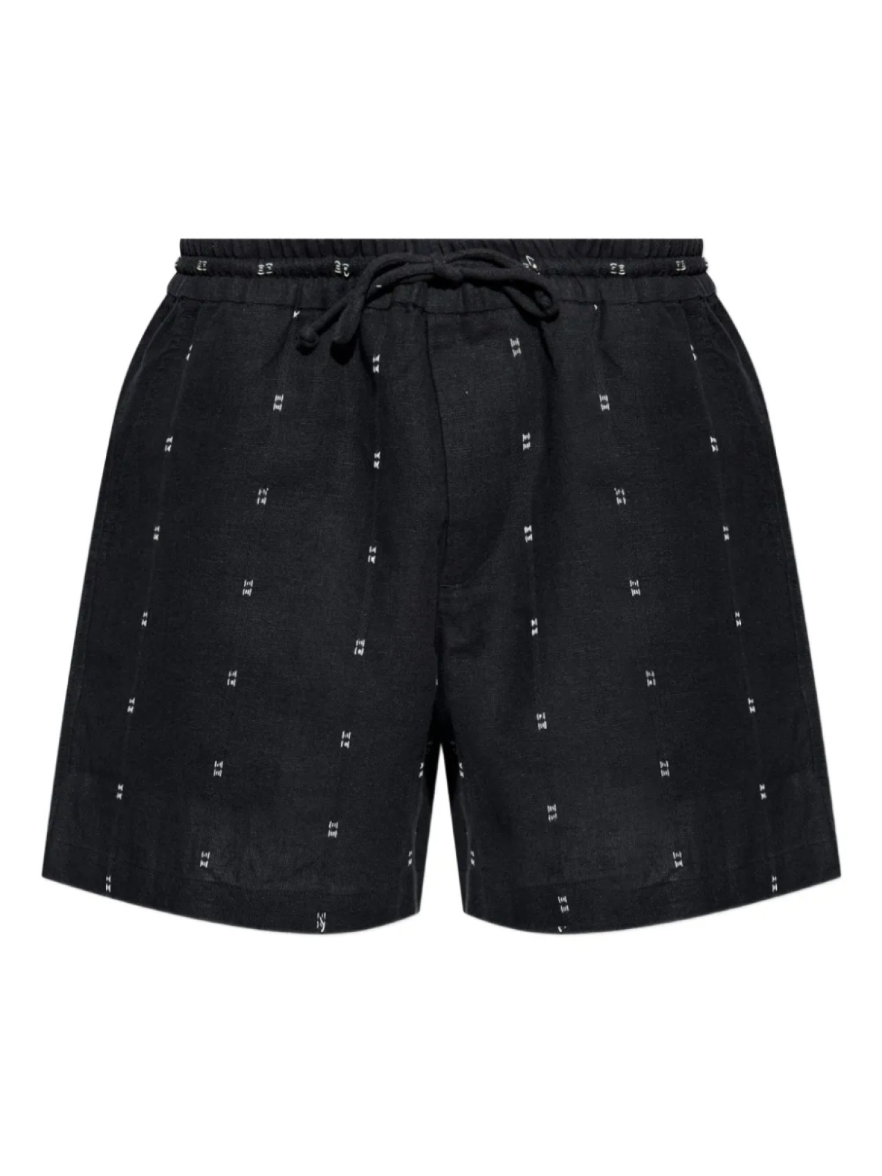 

Вышитые шорты rag & bone, черный