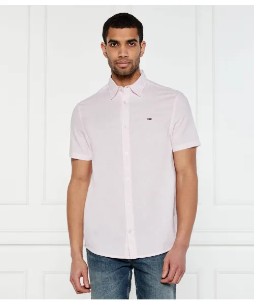 

Рубашка Regular fit Tommy Jeans, розовый