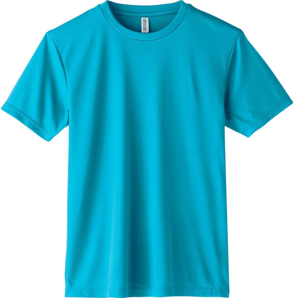 

Футболка с коротким рукавом Glimmer 00350-AIT из трикотажа Interlock Dry плотностью 3,5 унции, с круглым вырезом, бирюзовый
