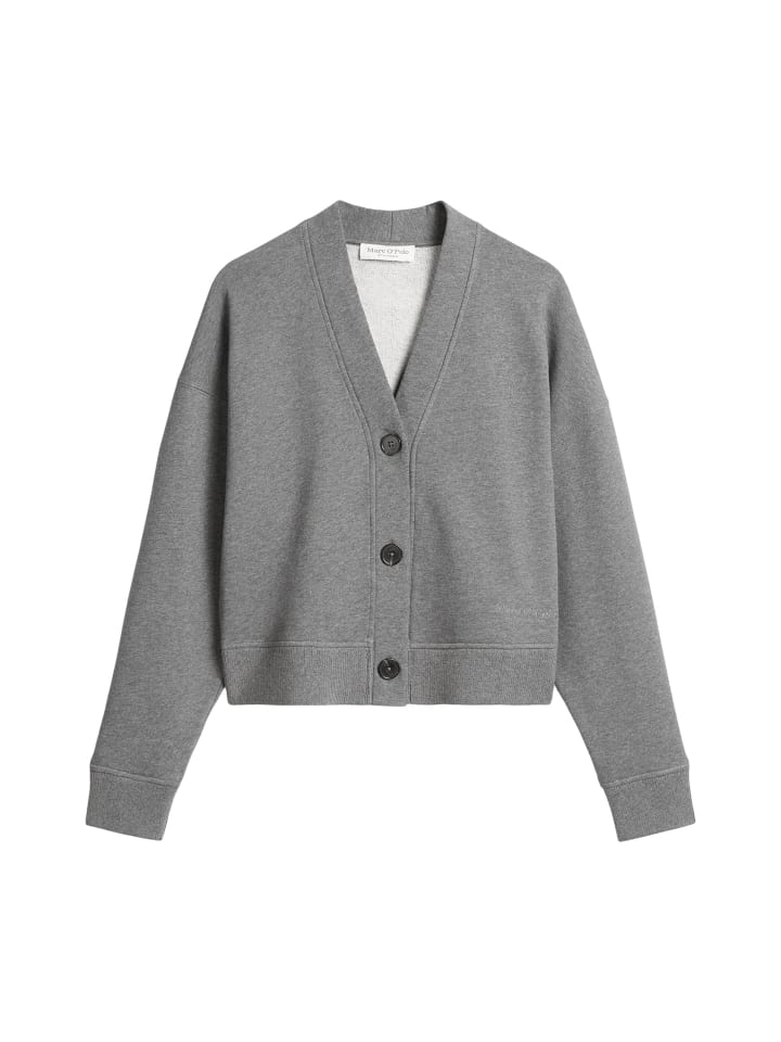 

Свободный кардиган цвета гранитный меланж Marc O'Polo