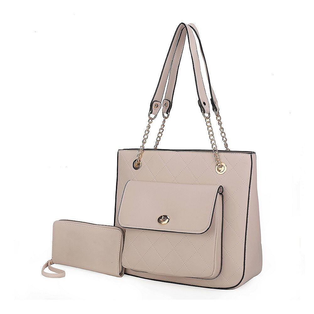 

Женская сумка через плечо и кошелек из веганской кожи MKF Collection Jenna от Mia k — 2 предмета, цвет Milk White