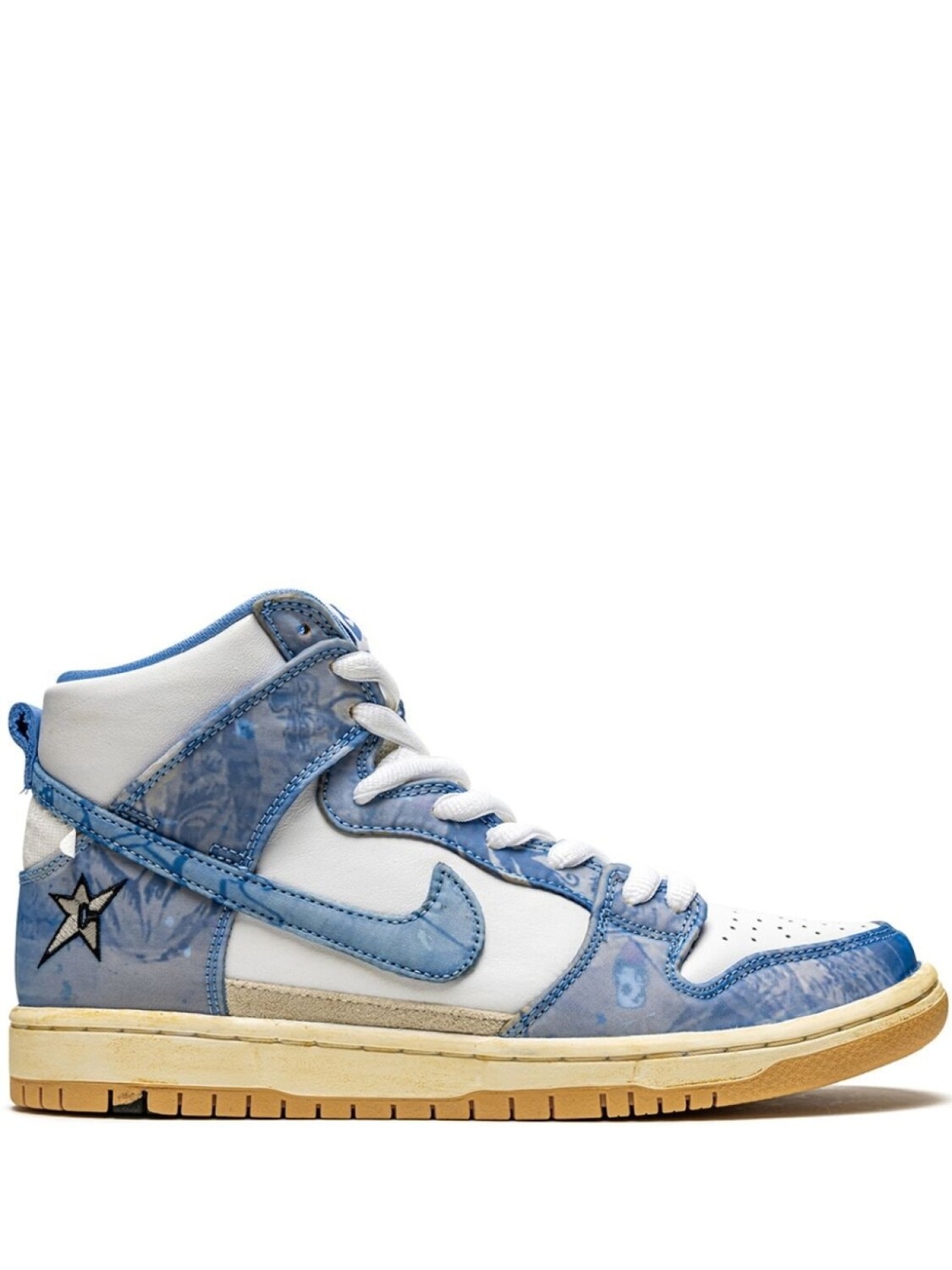 

Высокие кроссовки SB Dunk Nike, белый