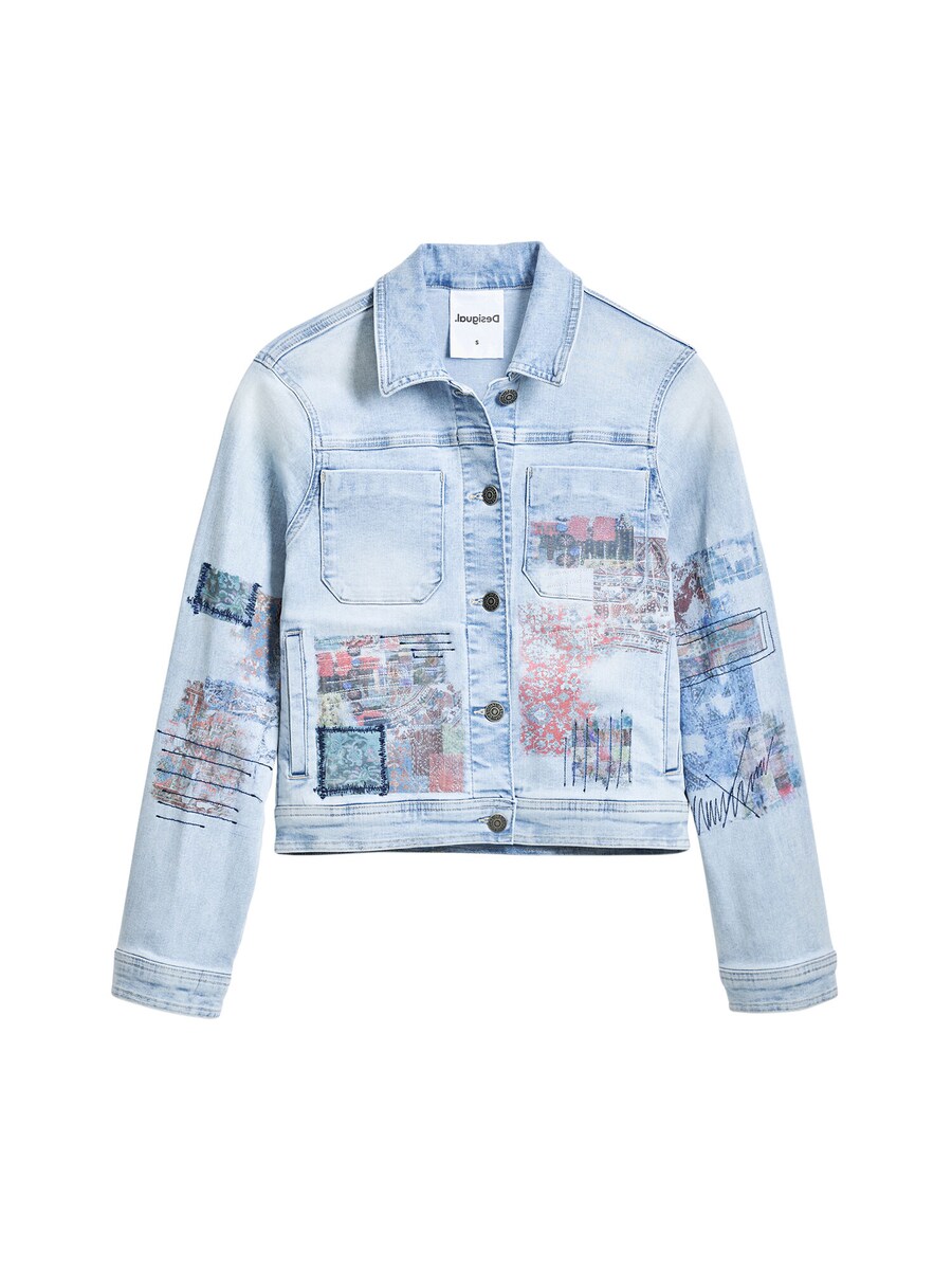 

Межсезонная куртка Desigual, синий деним
