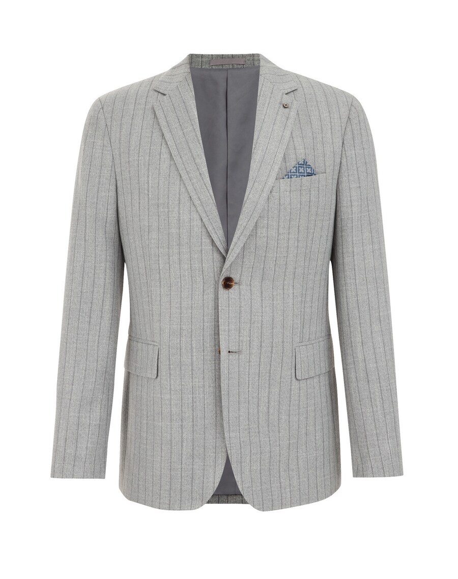 

Приталенный деловой блейзер WE Fashion, цвет Grey/Basalt grey