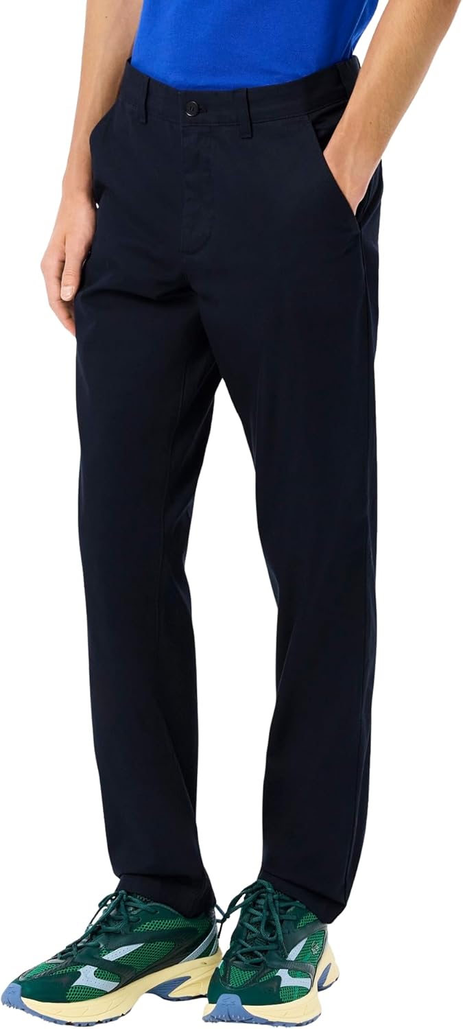 Lacoste мужские классические хлопковые чинос, Abysm Black — фото 2