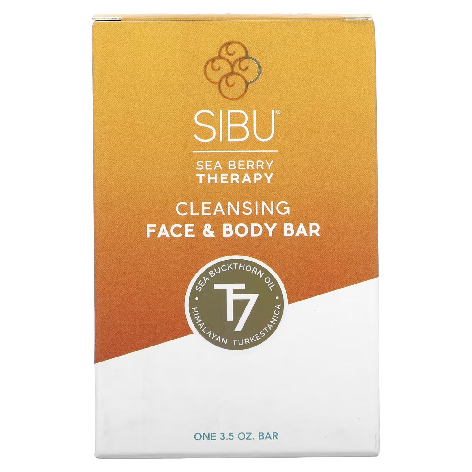 

Sibu Beauty Sea Berry Therapy Очищающее мыло для лица и тела с мягким цитрусовым,