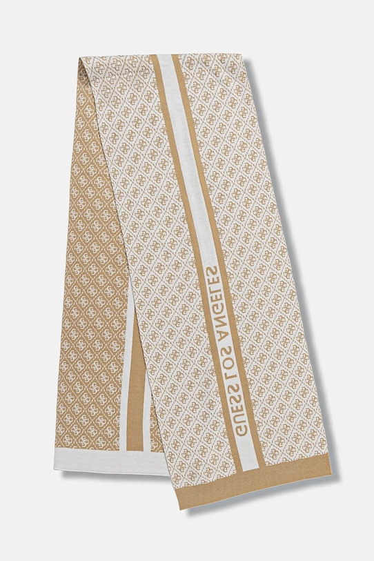 

Шарф sevyn из шерстяной смеси Guess, бежевый