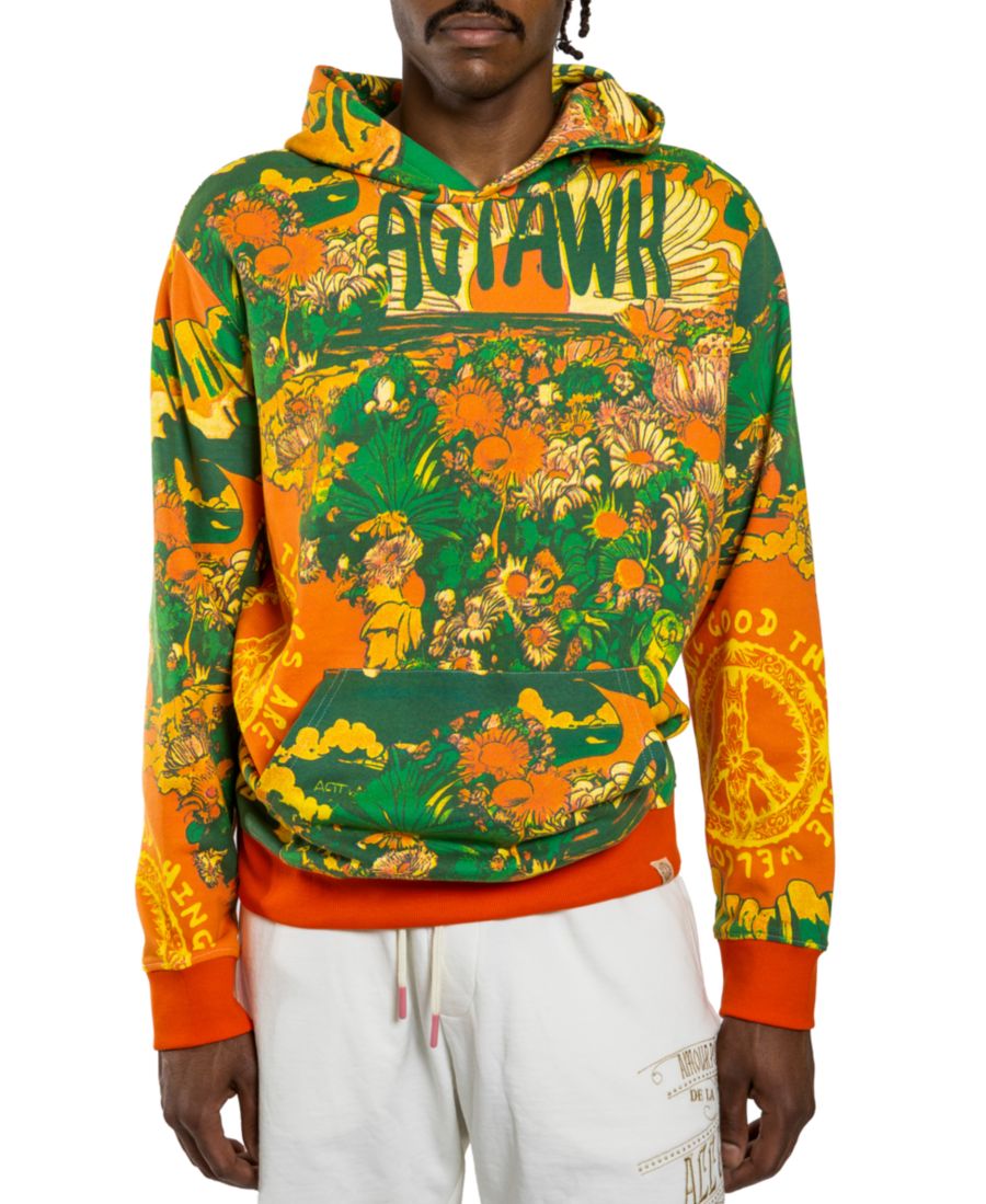 

Мужская толстовка с цветочным принтом All Good Things Are Welcome Here, Multi Color