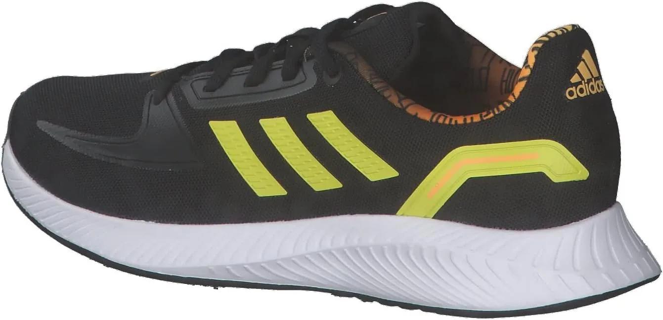 Мужские кроссовки Adidas Voloomix, черный/ярко-желтый — фото 3