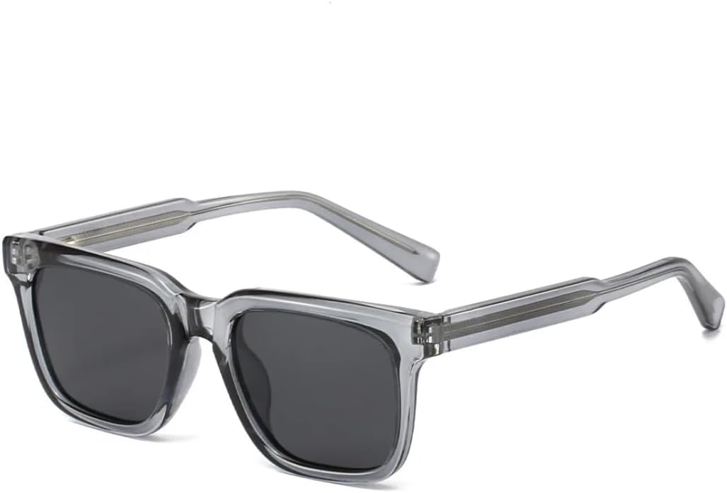 

Квадратные солнцезащитные очки для мужчин, женщин и унисекс, классические, повседневные, для вождения и путешествий, с защитой от УФ-излучения UV400 и металлическим сердечником UATXTAU, Blue Gray