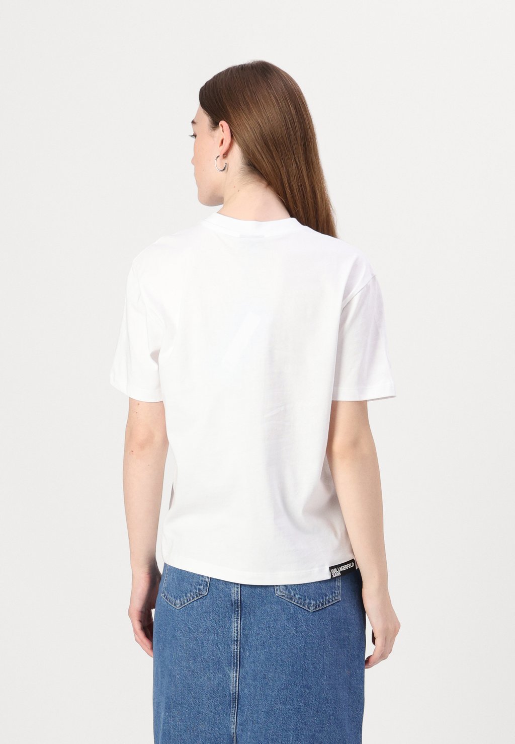 

Футболка с принтом ESSENTIAL TEE Karl Lagerfeld Jeans, белый