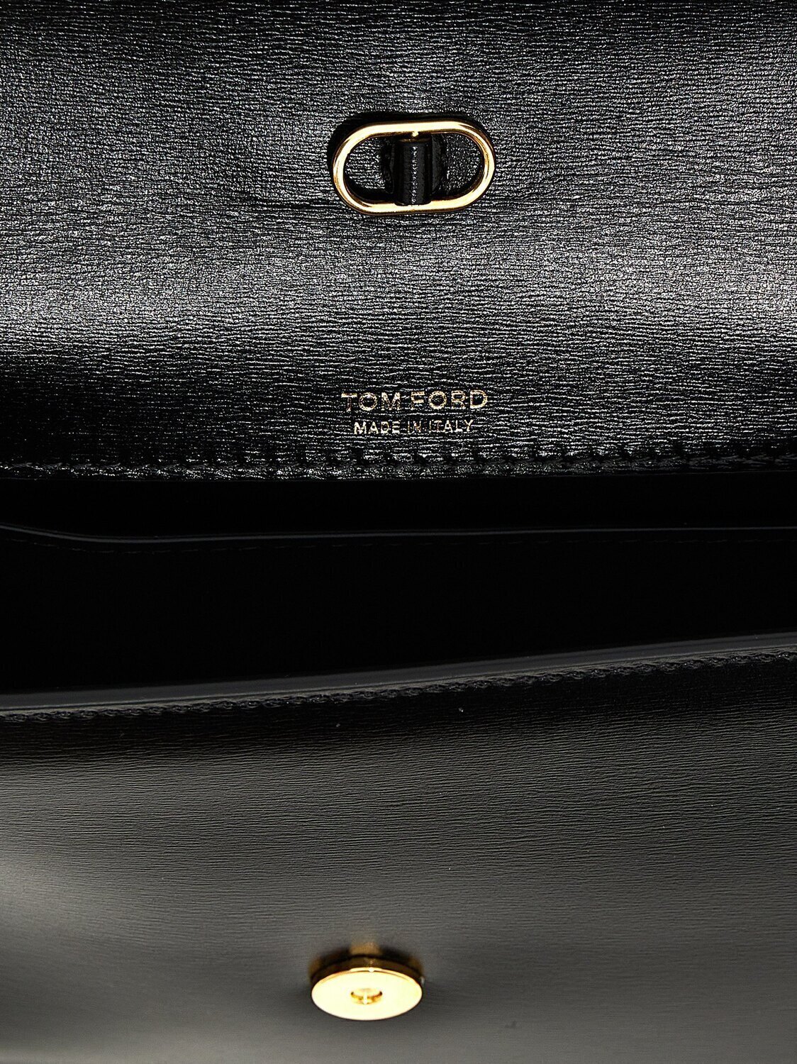 Маленькая кожаная сумка через плечо TOM FORD, черный — фото 4