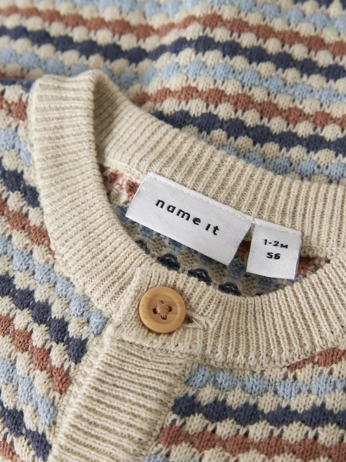 Кардиган вязаный, Name it, vintage indigo — фото 4