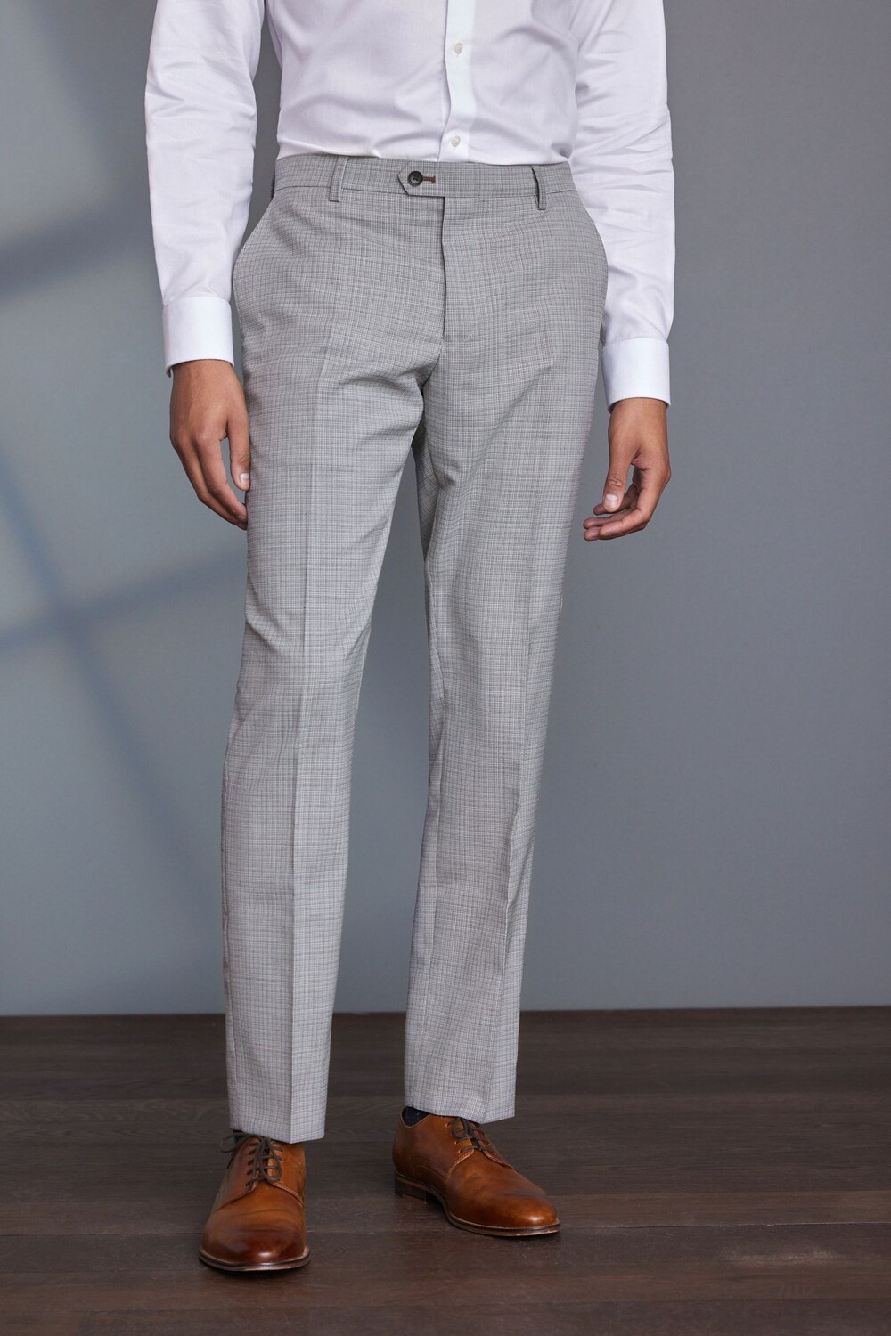 

Костюм Slim Fit Signature TG Di Fabio Шерстяные брюки для щенков Next, серый