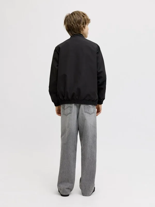 Джинсы прямого кроя jjidave jjoriginal Jack & Jones Junior, Black Denim — фото 3