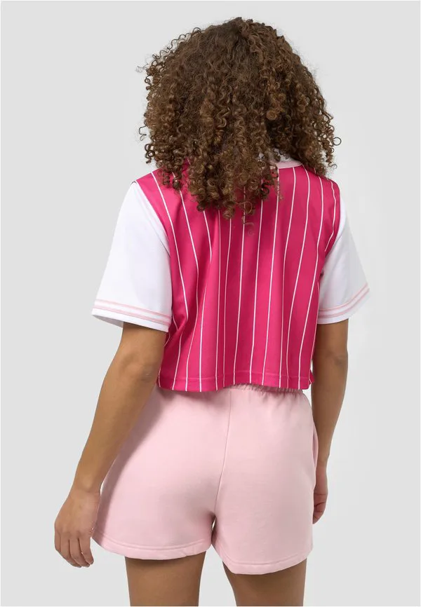 

Фирменная бейсбольная толстовка на молнии в тонкую полоску с логотипом команды. Karl Kani, Pink, Розовый, Фирменная бейсбольная толстовка на молнии в тонкую полоску с логотипом команды. Karl Kani, Pink