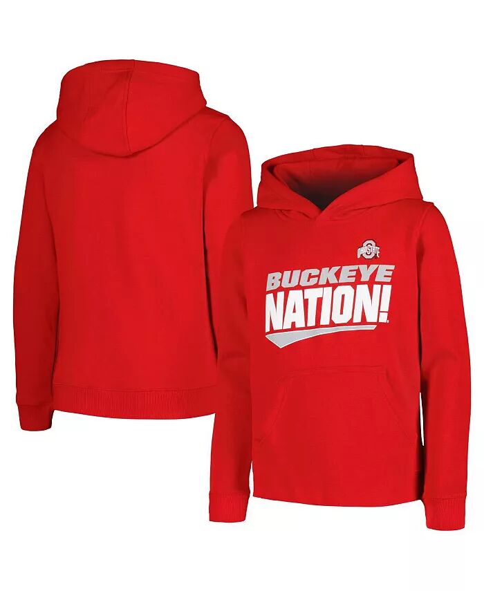 

Толстовка с капюшоном Big Boys Scarlet Ohio State Buckeyes Rep Mine Outerstuff