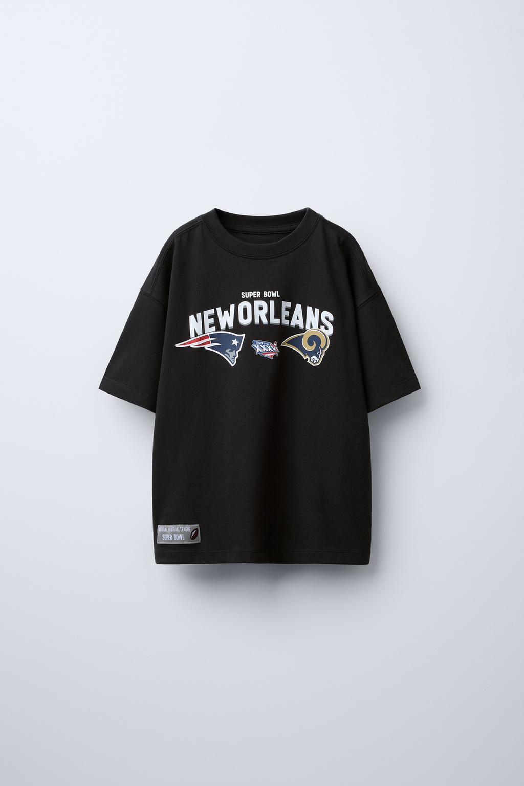 

Футболка new orleans saints nfl ZARA, черный