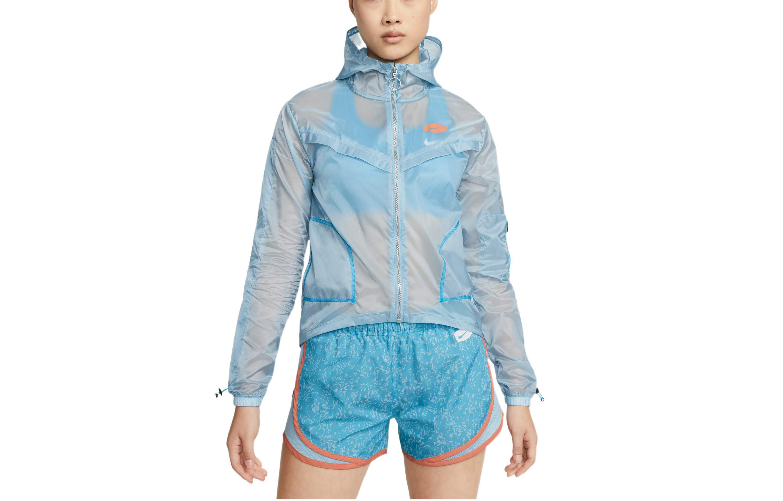

Nike Винтажная синяя женская куртка, Vintage Blue Color