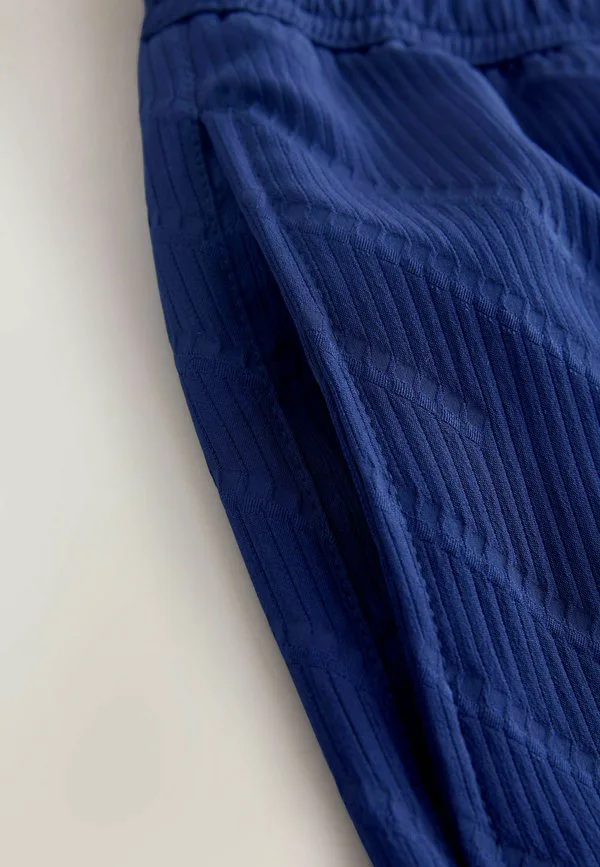Плавки прямого кроя с диагональной текстурой, длина 5 дюймов. Next, Navy Blue — фото 2