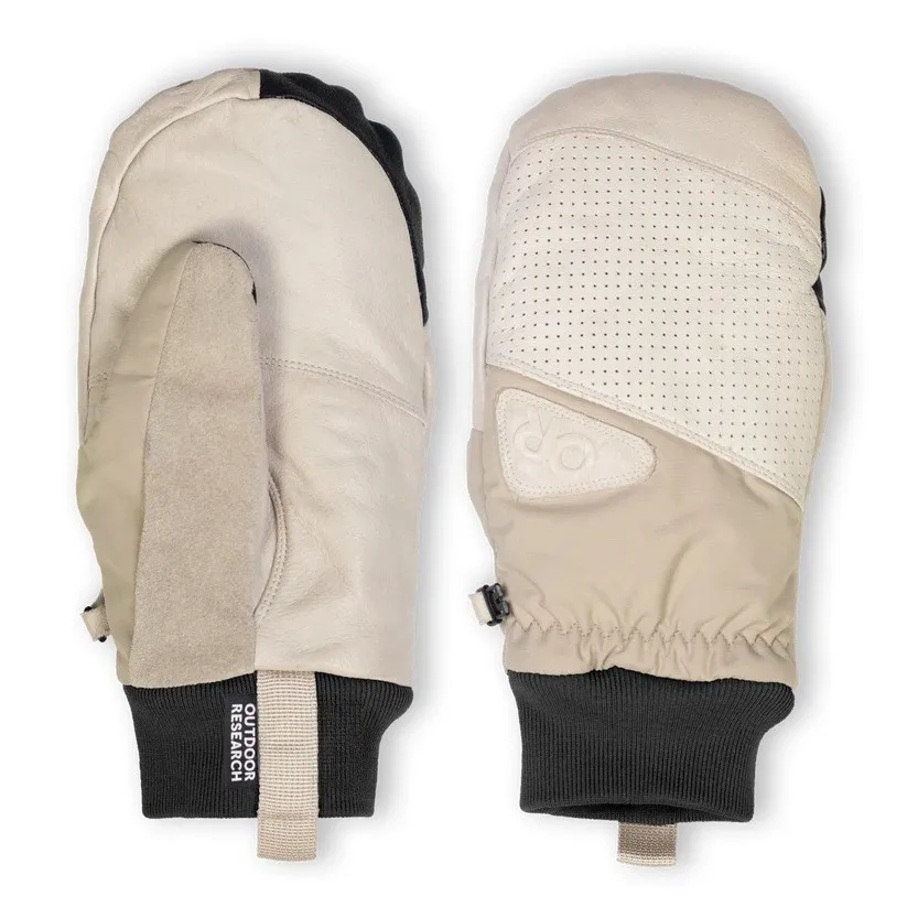 

Снегозащитные кожаные варежки Outdoor Research, Oyster/Pro Khaki