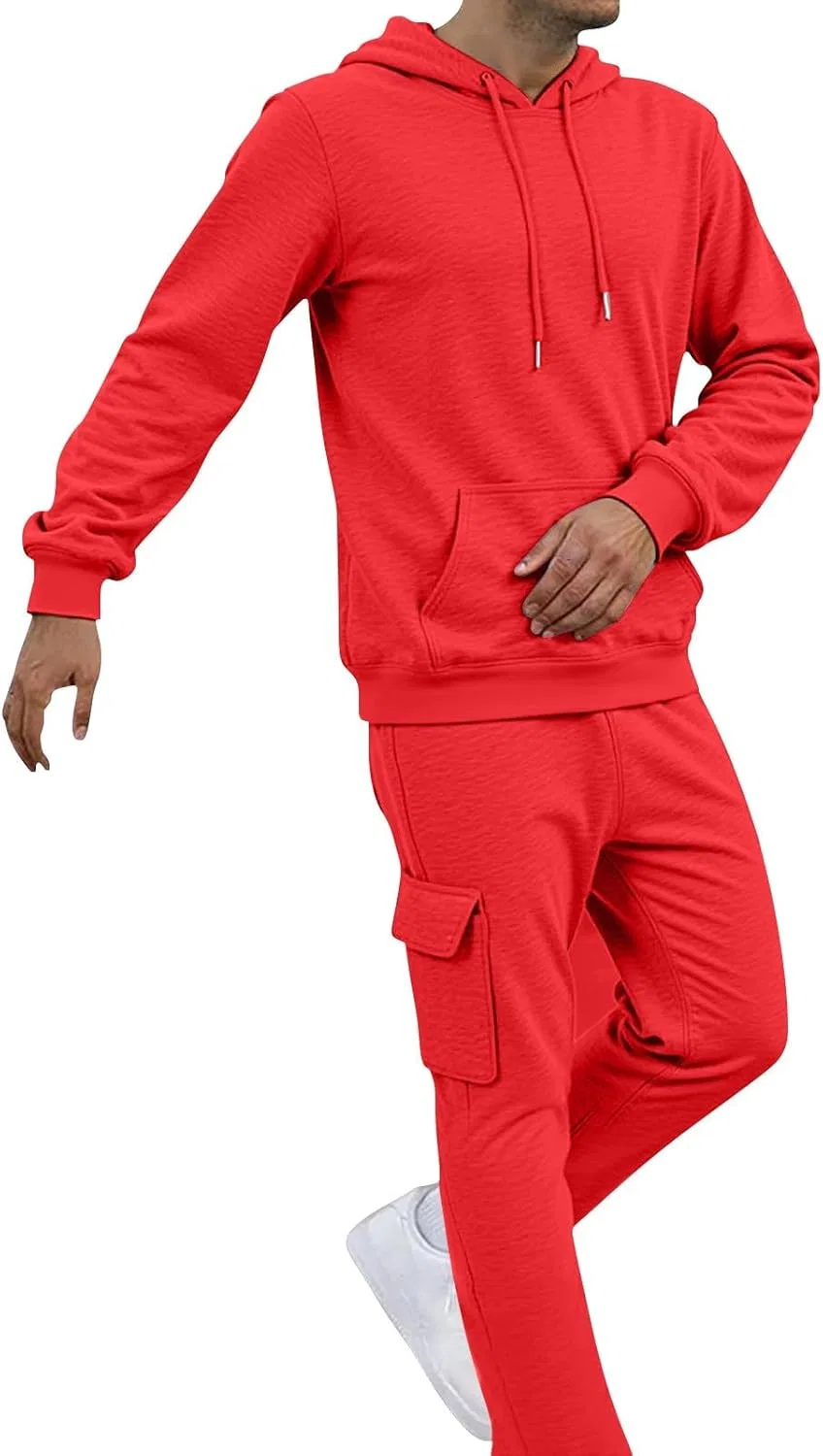 Спортивный костюм с капюшоном, Red