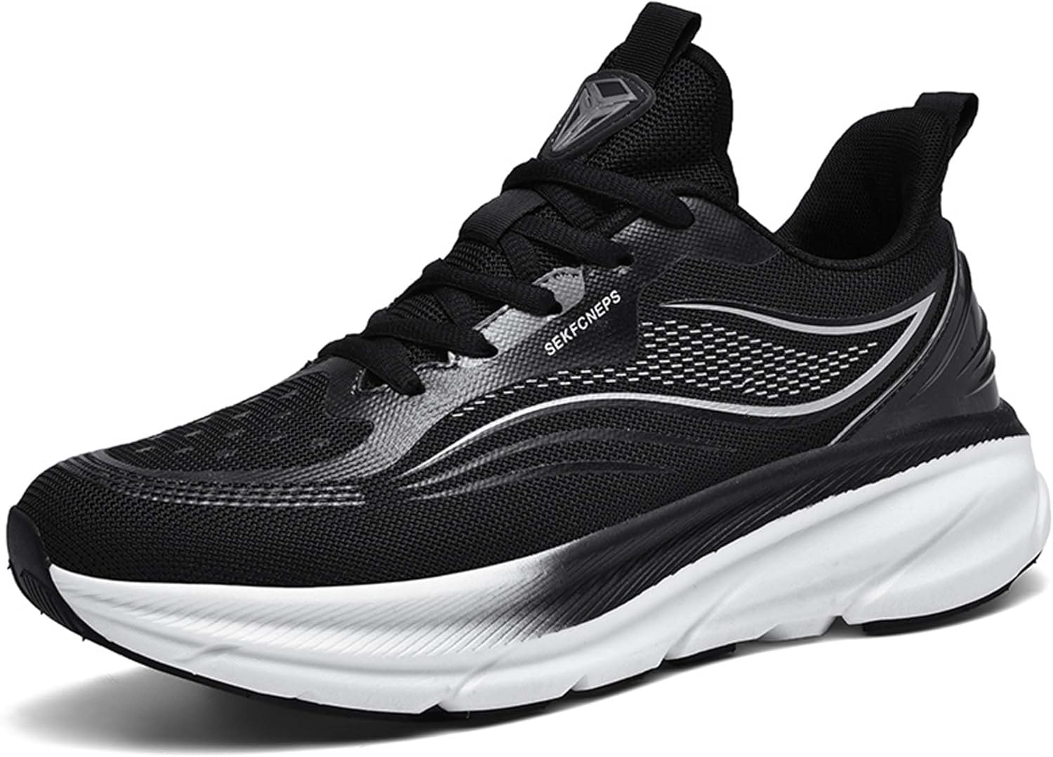 

Мужские и женские кроссовки для бега, противоскользящие спортивные кеды, модные кроссовки, дышащие кроссовки для фитнеса, джоггинга, кроссовки для бега по дороге и тропе Dzbajrqm, черный