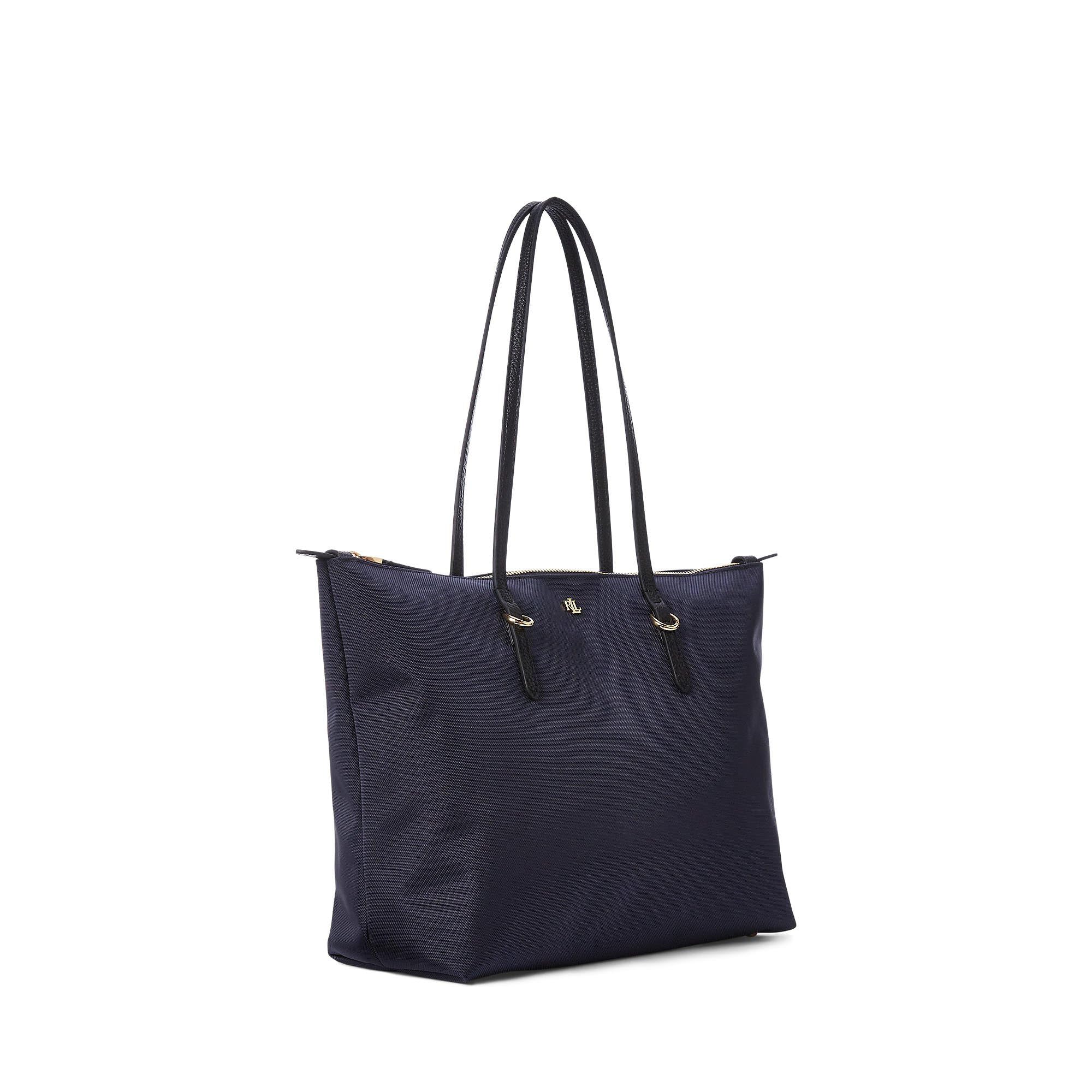 

Сумка-тоут Lauren Ralph Lauren Nylon Medium Keaton Tote, цвет Refined Navy