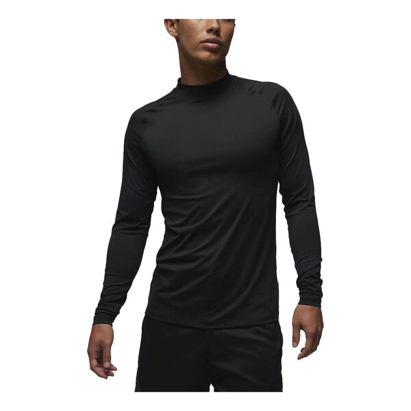 Топ Air Jordan Dri-FIT Sport Long-Sleeve Golf Top 'Black', черный — фото 2