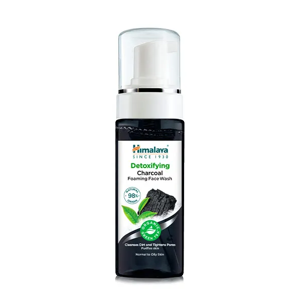 

Очищающая пенка для лица Detoxifying Charcoal Foaming Face Wash Himalaya, 150 ml