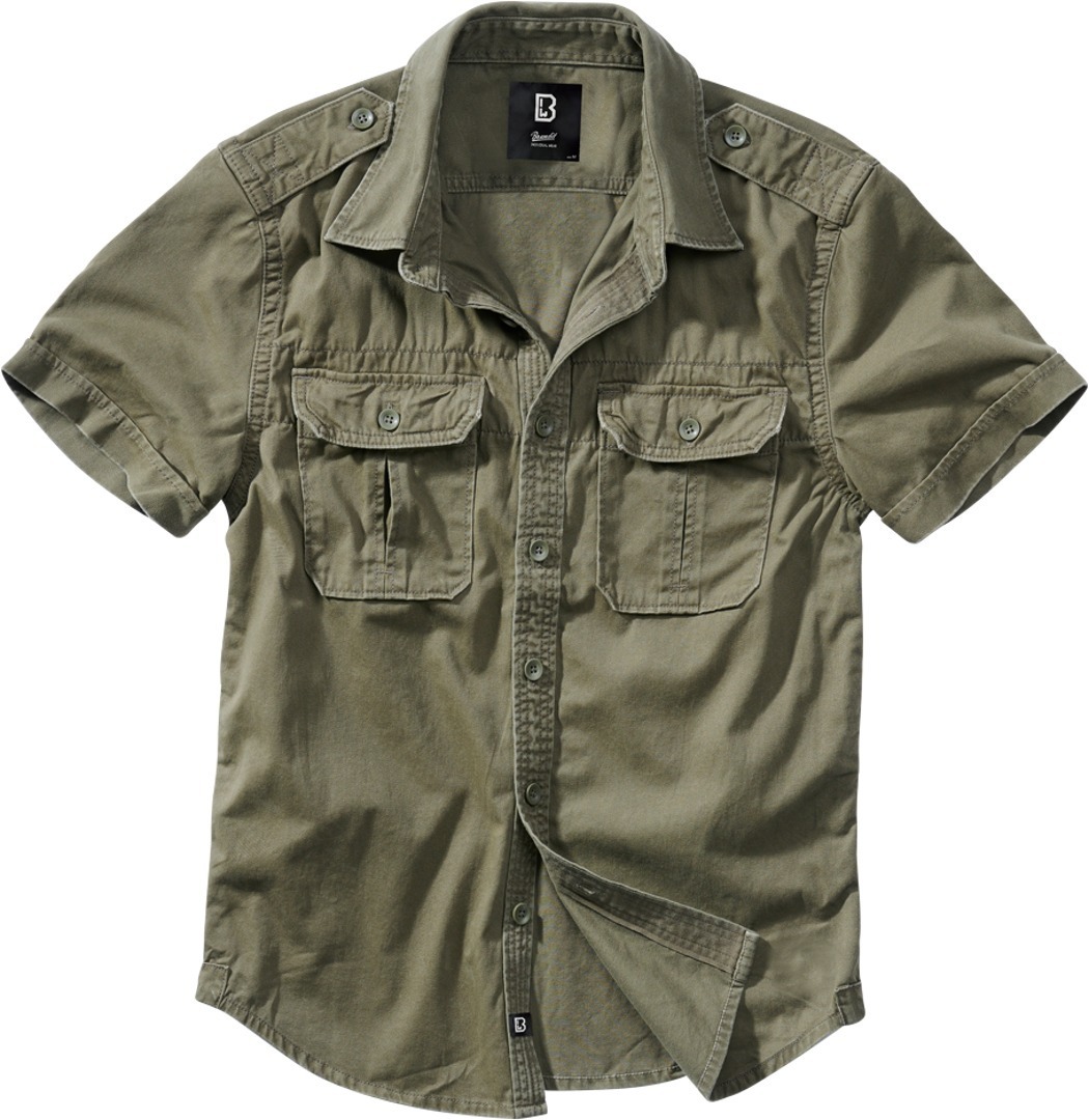 

Рубашка Brandit Vintage Shirt, оливковый