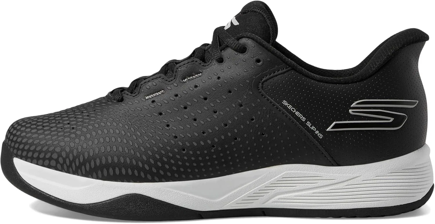 Мужские кроссовки для пиклбола Skechers Viper Court Reload Hands Free Slip-ins, Black/White — фото 4