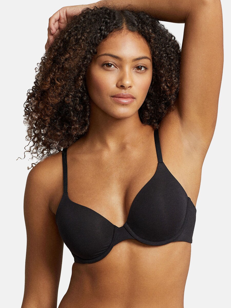 Бюстгальтер на косточках Polo Ralph Lauren T-shirt Bra Polo Essentials, черный — фото 4